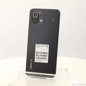 【中古】Xiaomi(シャオミ) Mi 11 Lite 5G 128GB トリュフブラック Mi11Lite5G SIMフリー 【262-ud】