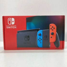 【中古美品】 Nintendo Switch ニンテンドースイッチ 本体 Joy-Con(L) ネオンブルー (R) ネオンレッド 2019モデル 034-250418-mh-03-fuz 万代Net店
