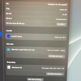 Apple MacBook Air M2 (2022) 16GB 256GB