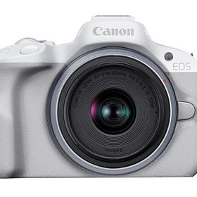Canon ミラーレス一眼カメラ EOS R50 標準ズームレンズキット(RF-S18-45) ホワイト/APS-C/約376g EOSR50WH-1845ISSTMLK