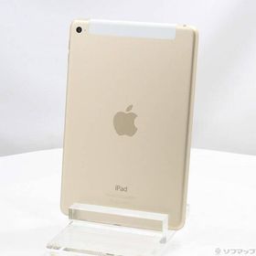 〔中古〕SoftBank iPad mini 4 128GB ゴールド MK782J／A SoftBank〔348-ud〕