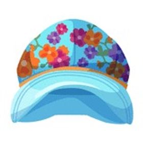 【GREE】小花柄帽子(ブルー) 青 | ガルショのアイテム、RMTの販売・買取一覧