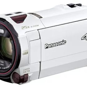 【中古】（新古品） パナソニック 4K ビデオカメラ VX992M 64GB 光学20倍ズーム ピュアホワイト HC-VX992M-W
