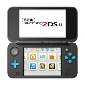 【中古】（新古品・未使用品） Newニンテンドー2DS LL ブラック×ターコイズ