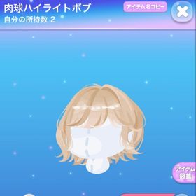 肉球ハイライトボブ | ポケコロのアイテム、RMTの販売・買取一覧