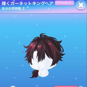 輝くガーネットキングヘア | ポケコロのアイテム、RMTの販売・買取一覧