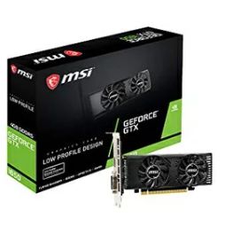 【中古】 MSI GeForce GTX 1650 4GT LP グラフィックスボード VD6989