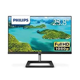 【中古】「未使用品」PHILIPS モニターディスプレイ 241E1D/11 (23.8インチ/IPS Technology/FHD/5年保証/HDMI/D-Sub/DVI-D/フレームレス)