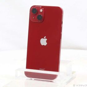 【中古】Apple(アップル) iPhone13 128GB プロダクトレッド MLNF3J／A SIMフリー 【349-ud】