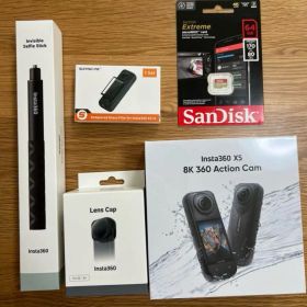 【新品・証明書付】Insta360 X5 8K 360 5点セット