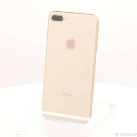 〔中古品〕 iPhone8 Plus 64GB ゴールド MQ9M2J／A SIMフリー【258】