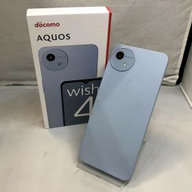 【期間限定セール】シャープ SHARP AQUOS wish4 ブルー SH-52E 【中古】