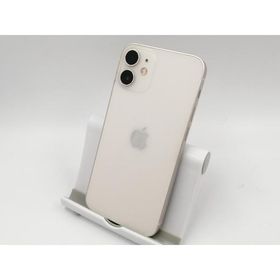 【中古】Apple SoftBank 【SIMロック解除済み】 iPhone 12 mini 128GB ホワイト MGDM3J/A【千葉】保証期間１週間【ランクC】