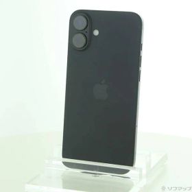 〔中古品〕 iPhone16 Plus 128GB ブラック MXVA3J／A SIMフリー【297】