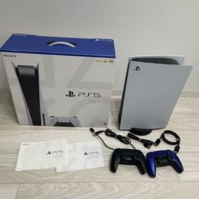 PS5 ディスクドライブ搭載型 CFI-1000 PlayStation5 プレイステーション5 本体 動作確認済み 初期化済み 正規コントローラー2台付属