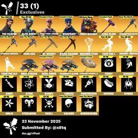 エリエジェ確定垢‼️リバース13回‼️ | フォートナイト(Fortnite)のアカウントデータ、RMTの販売・買取一覧