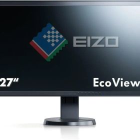 EIZO FlexScan 27インチ カラー液晶モニター EV2736W 2560x1440 解像度 DVI-D 24Pin / DisplayPort ブラック 中古-102903