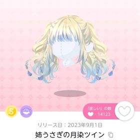 姉うさぎの月染めツイン 一点 | ポケコロツイン(ポケツイ)のアカウントデータ、RMTの販売・買取一覧