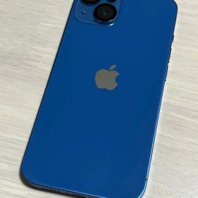 Apple iPhone13 ブルー iFaceつき
