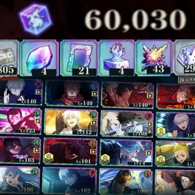 ✨2周年 虎杖&藤堂✨新乙骨🔥限定キャラ7種💎石60030✨ガチャチケ805枚 | ファンパレ(呪術廻戦ファントムパレード)のアカウントデータ、RMTの販売・買取一覧