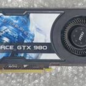 【中古パーツ】MSI NVIDIA GeForce GTX 980 4G グラフィックボード/ビデオカード PCI-E HDMI/DVI/DP■K1504-3