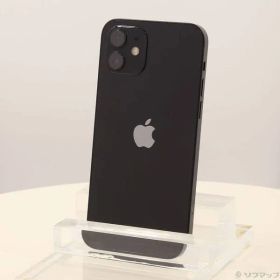 〔中古品〕 iPhone12 128GB ブラック MGHU3J／A SIMフリー【305】