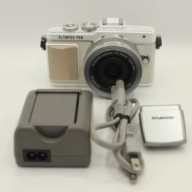 ≪美品≫ OLYMPUS PEN E-PL7 14-42mm EZレンズキット ボディ ホワイト #20251026-2920