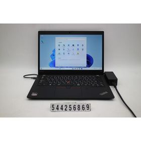 ノートパソコン Lenovo ThinkPad X395 Ryzen 5 PRO 3500U 2.1GHz/8GB/256GB(SSD)/13.3W/FHD(1920x1080)/Win11 キー文字消えあり