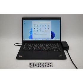 ノートパソコン Lenovo ThinkPad X395 Ryzen 5 PRO 3500U 2.1GHz/8GB/256GB(SSD)/13.3W/FHD(1920x1080)/Win11 キー文字消えあり