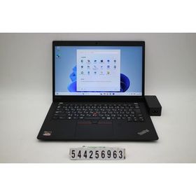 ノートパソコン Lenovo ThinkPad X395 Ryzen 5 PRO 3500U 2.1GHz/8GB/256GB(SSD)/13.3W/FHD(1920x1080)/Win11 キー文字消えあり