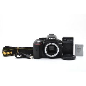 ＜美品＞ Nikon デジタル一眼レフカメラ D5300 ブラック 2400万画素 3.2型液晶 D5300BK