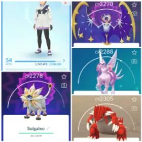 LV 54+ [ソルガレオ/ルナラ] |50レッグ+30倍 色違い