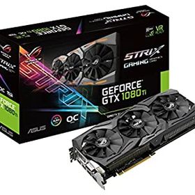【中古】 ASUS R.O.G. STRIXシリーズ NVIDIA GeForce GTX1080Tiビデオカード ベースクロック1569MHz STRIX-GTX1080TI-O11G-GAMING