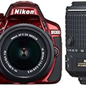 【中古】Nikon デジタル一眼レフカメラ D5300 ダブルズームキット2 レッド