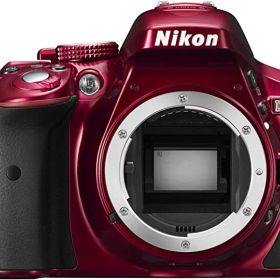 【中古】ニコン Nikon D5300 レッド 2400万画素 3.2型液晶 D5300 RED