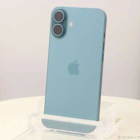 〔中古品〕 iPhone16 Plus 128GB ティール MXVF3J／A SIMフリー【297】