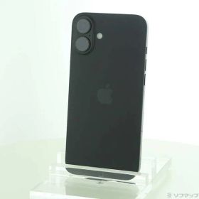 〔中古品〕 iPhone16 Plus 128GB ブラック MXVA3J／A SIMフリー【262】