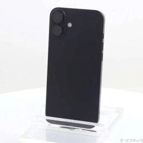 〔中古品〕 iPhone16 Plus 128GB ブラック MXVA3J／A SIMフリー【368】