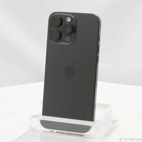 〔中古品〕 iPhone16 Pro Max 256GB ブラックチタニウム MYWG3J／A SIMフリー【198】