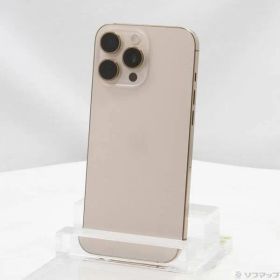 〔中古品〕 iPhone16 Pro Max 256GB デザートチタニウム MYWJ3J／A SIMフリー【305】