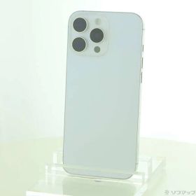 〔中古品〕 iPhone16 Pro Max 256GB ホワイトチタニウム MYWH3J／A SIMフリー【377】