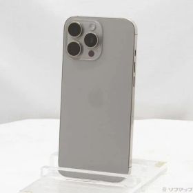 〔中古品〕 iPhone16 Pro Max 512GB ナチュラルチタニウム MYWP3J／A SIMフリー【258】