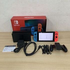 美品 任天堂 Nintendo Switch L ネオンブルー / R ネオンレッド HAD-S-KABAA 2021年製 初期化済み ニンテンドースイッチ本体
