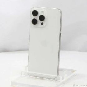 〔中古品〕 iPhone15 Pro Max 1TB ホワイトチタニウム MU703J／A SIMフリー【262】