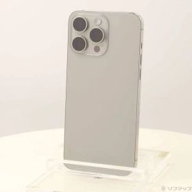 〔中古品〕 iPhone15 Pro Max 256GB ナチュラルチタニウム MU6R3J／A SIMフリー【258】