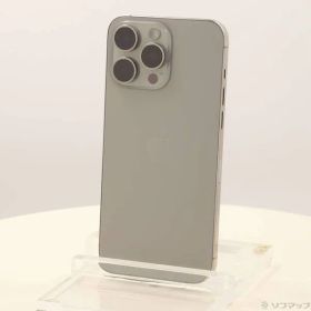 〔中古品〕 iPhone15 Pro Max 256GB ナチュラルチタニウム MU6R3J／A SIMフリー【269】