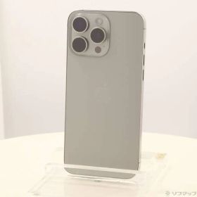 〔中古品〕 iPhone15 Pro Max 256GB ナチュラルチタニウム MU6R3J／A SIMフリー【348】