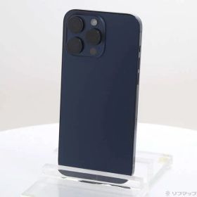 〔中古品〕 iPhone15 Pro Max 256GB ブルーチタニウム MU6T3J／A SIMフリー【352】