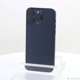 〔中古品〕 iPhone15 Pro Max 256GB ブルーチタニウム MU6T3J／A SIMフリー【262】
