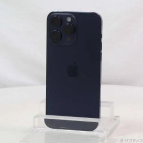 〔中古品〕 iPhone15 Pro Max 256GB ブルーチタニウム MU6T3J／A SIMフリー【344】